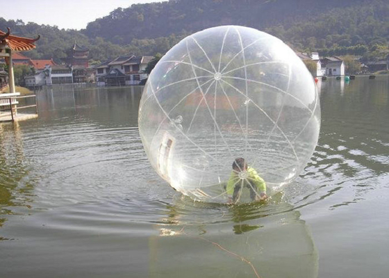 명확한 TPU 팽창식 거품 공 물 걷기를 위한 1.8m - 3.0.M 직경