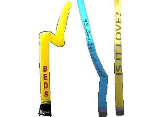 Durble PVC 나일론 팽창식 광고 표시 다채로운 파열 물결치는 남자