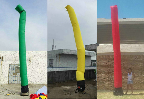 Durble PVC 나일론 팽창식 광고 표시 다채로운 파열 물결치는 남자