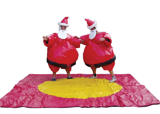 크리스마스 산타클로스 스모 한 벌, 아이/성인 Xmas 놀이를 위한 파열 스모 한 벌