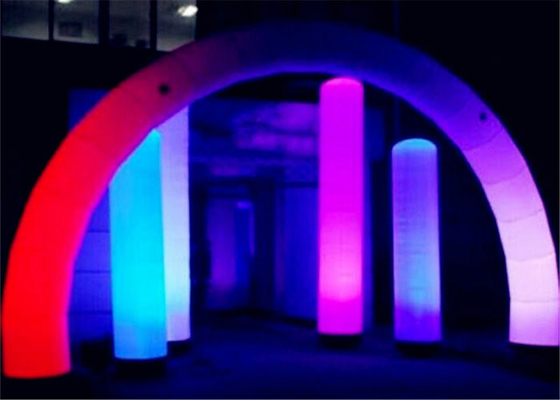 인쇄된 저녁 광고 란 팽창식 LED 램프는 로고를 주문을 받아서 만들었습니다