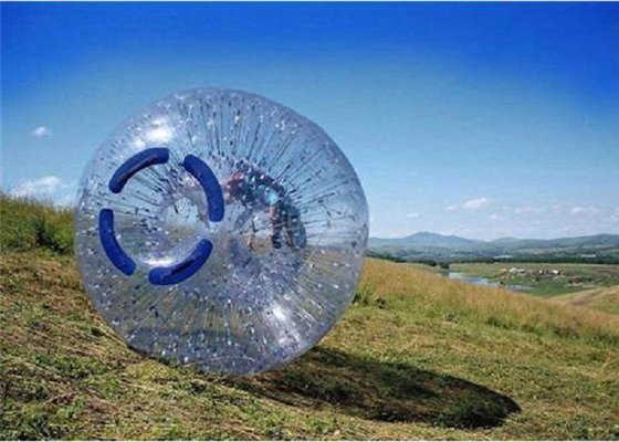 목초지 팽창식 옥외 장난감 2.2m 2.6m 직경 Zorbing 롤러 거품 공